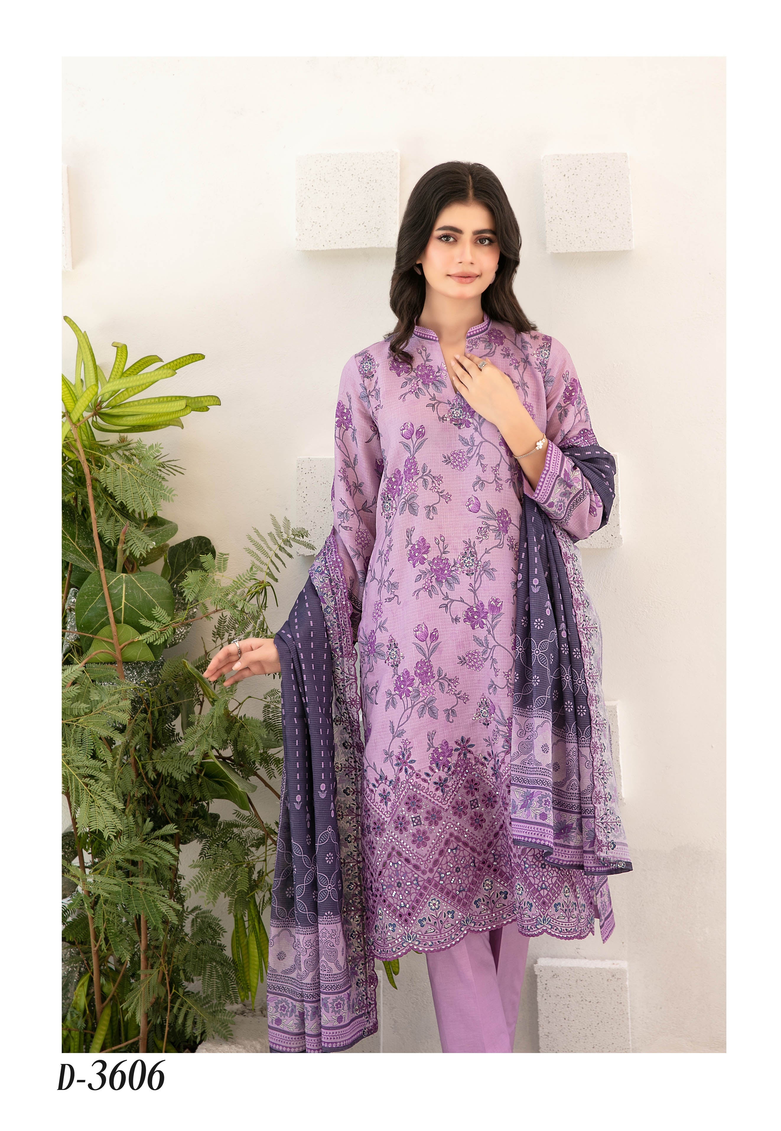 Silfira D-3606 Lilac Dress image 2