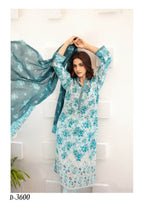 Silfira D-3600 Cutwork Embroidered Unstitched Lawn Suit - Silfira unstitched lawn suit image 2
