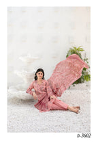 Silfira D-3602 Cutwork Embroidered Unstitched Lawn Suit - Silfira unstitched lawn suit image 3