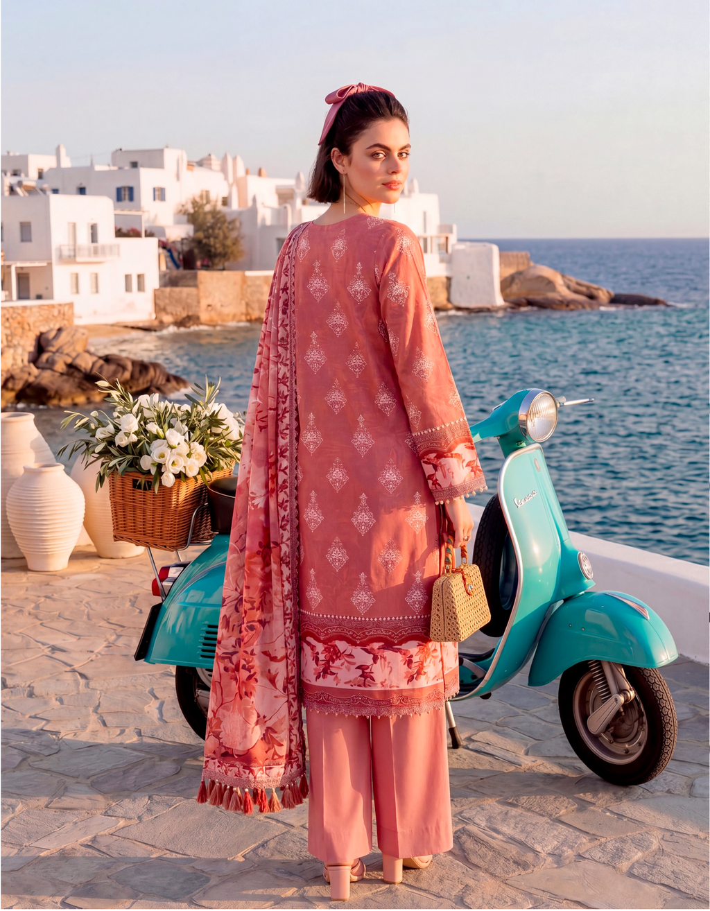 Abisha Fabrics Ethnic Prints Vol-73 — Garden Gates