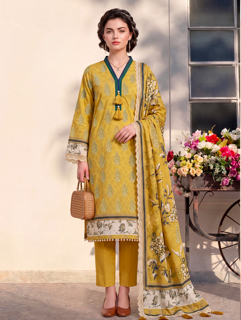 Abisha Fabrics Ethnic Prints Vol-73 — Minimalism