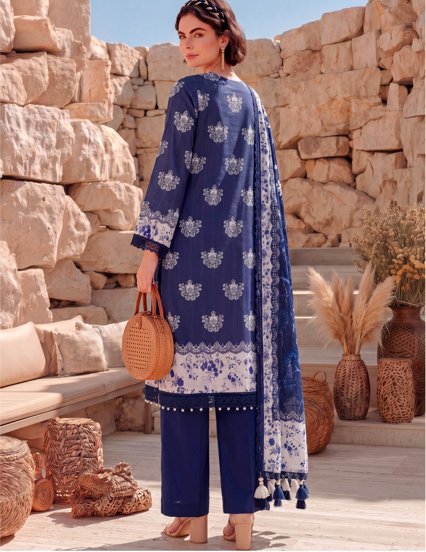 Abisha Fabrics Ethnic Prints Vol-73 — Minimalist