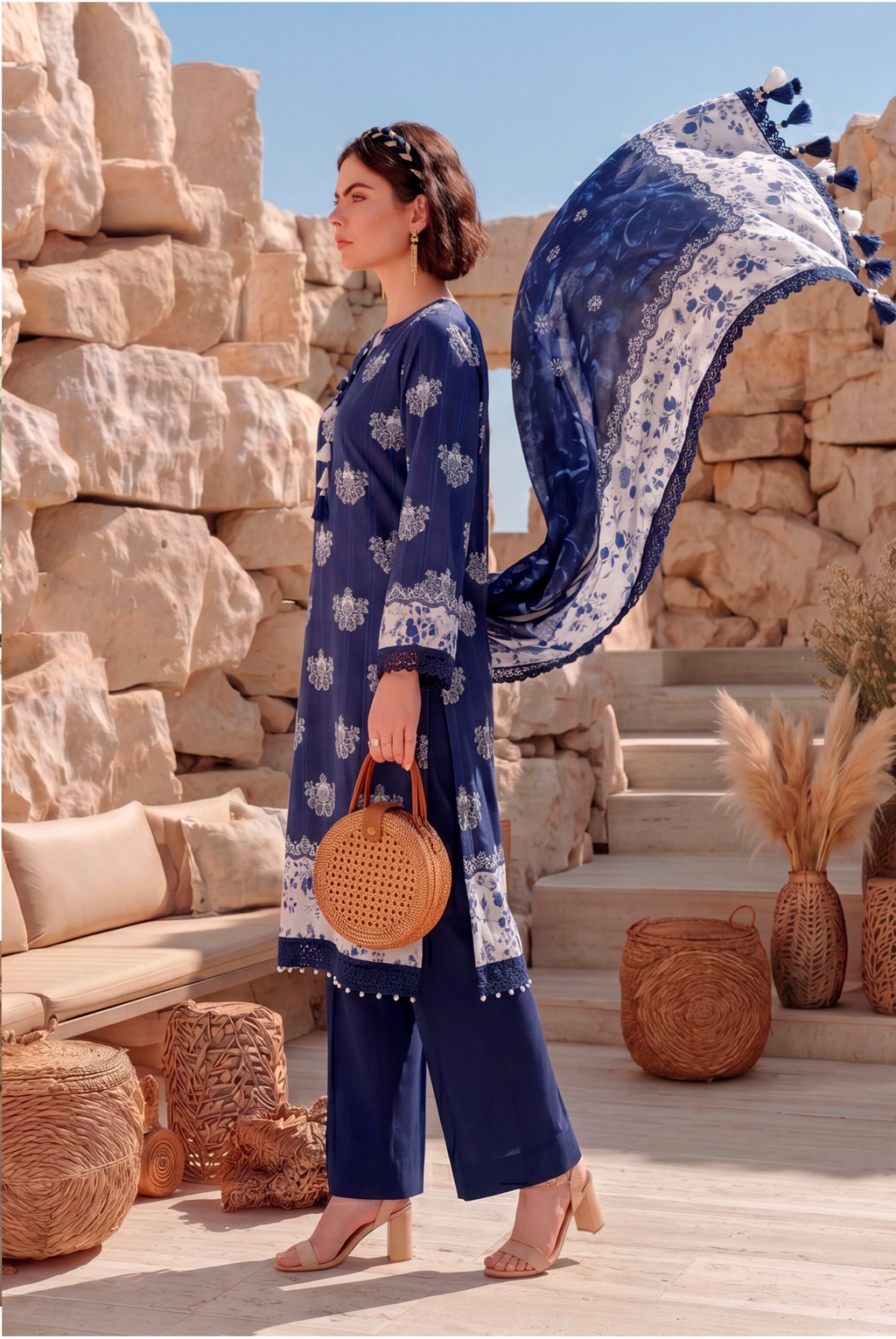Abisha Fabrics Ethnic Prints Vol-73 — Minimalist