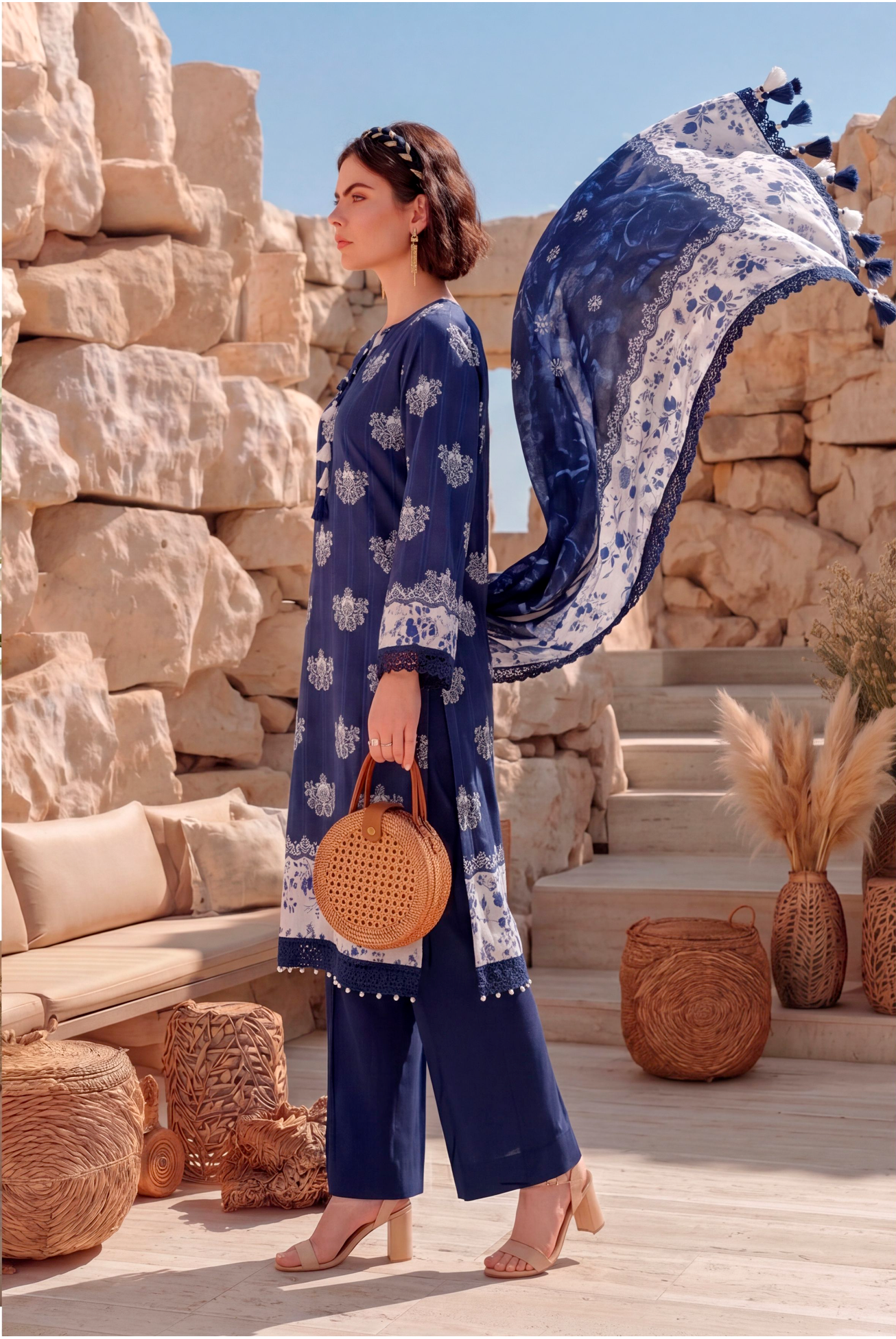 Abisha Fabrics Ethnic Prints Vol-73 — Minimalist