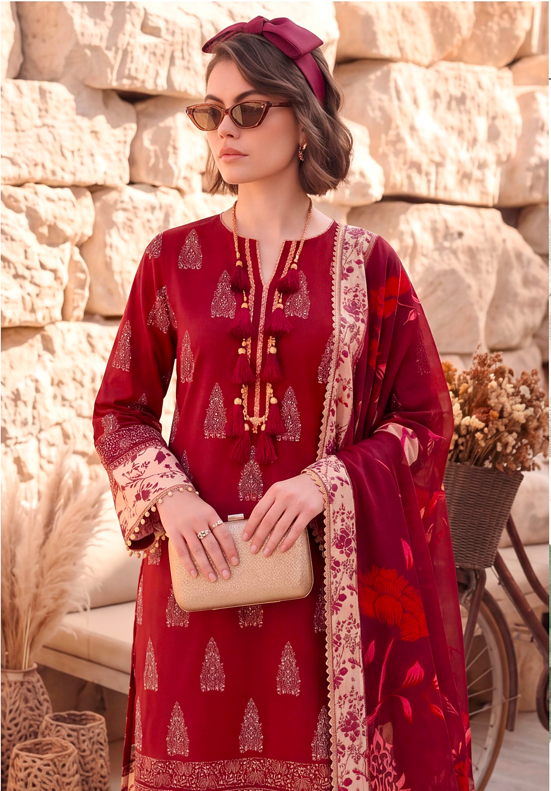 Abisha Fabrics Ethnic Prints Vol-73 — Melding Times