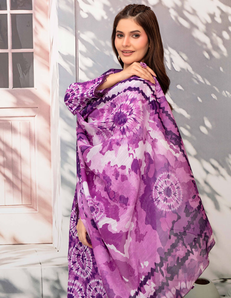 Gull-E-Rukh Milky Book 650 Design 05 Unstitched Lawn Suit - Gull-E-Rukh unstitched lawn suit image 3