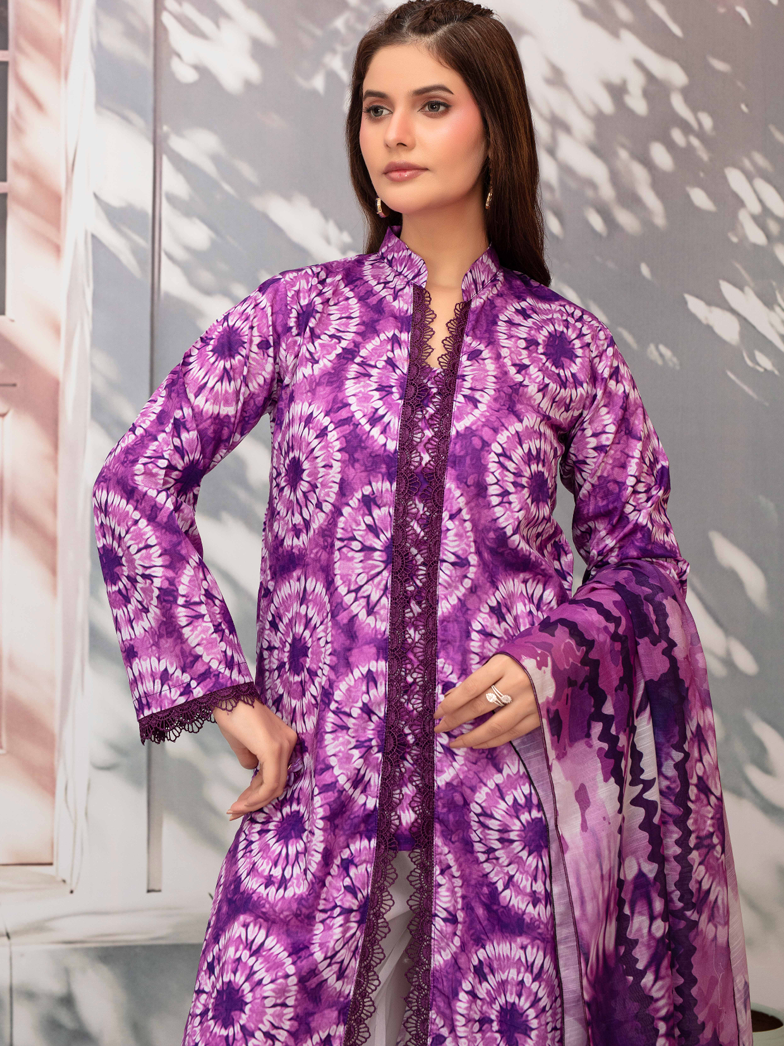 Gull-E-Rukh Milky Book 650 Design 05 Unstitched Lawn Suit - Gull-E-Rukh unstitched lawn suit image 4