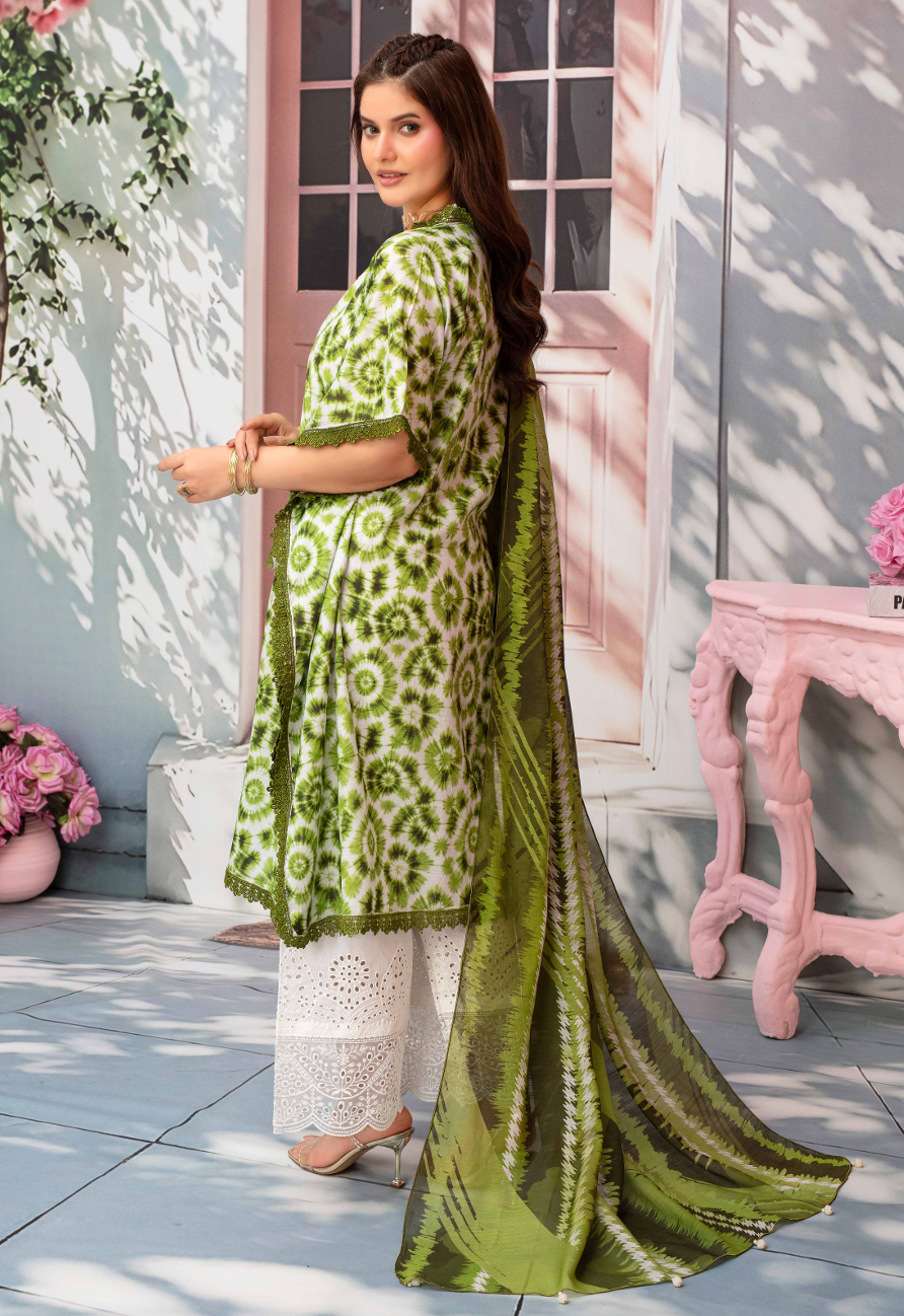 Gull-E-Rukh Milky Book 650 Design 07 Unstitched Lawn Suit - Gull-E-Rukh unstitched lawn suit image 3