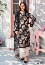 Gull-E-Rukh Milky Book 650 Design 02 Unstitched Lawn Suit - Gull-E-Rukh unstitched lawn suit image 1