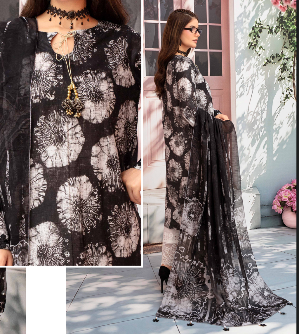 Gull-E-Rukh Milky Book 650 Design 02 Unstitched Lawn Suit - Gull-E-Rukh unstitched lawn suit image 6