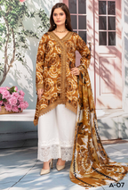 Gull-E-Rukh Milky Book 650 Design 06 Unstitched Lawn Suit - Gull-E-Rukh unstitched lawn suit image 1
