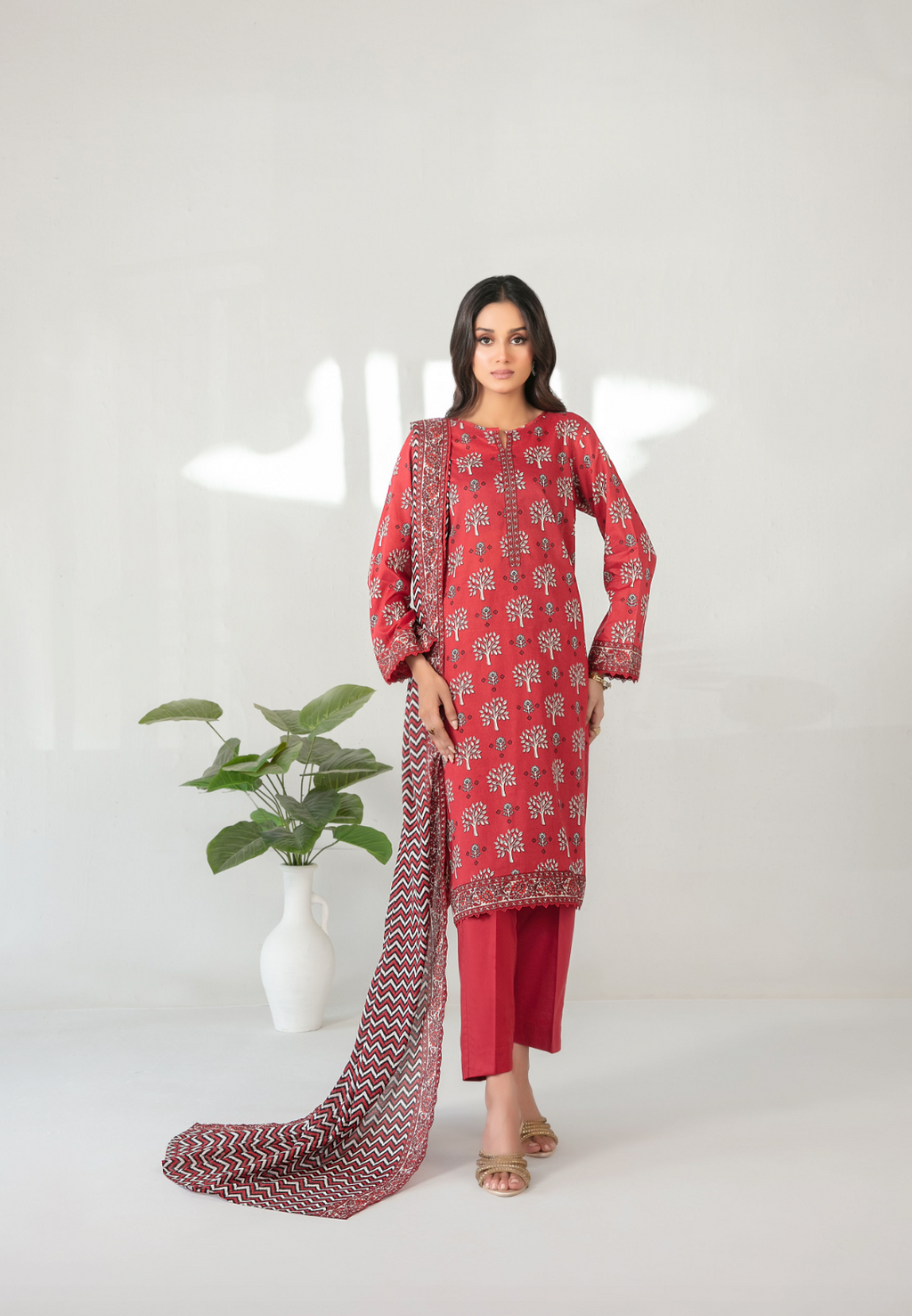 Mehza Vol-2 D-3233 (Pink Paisley)