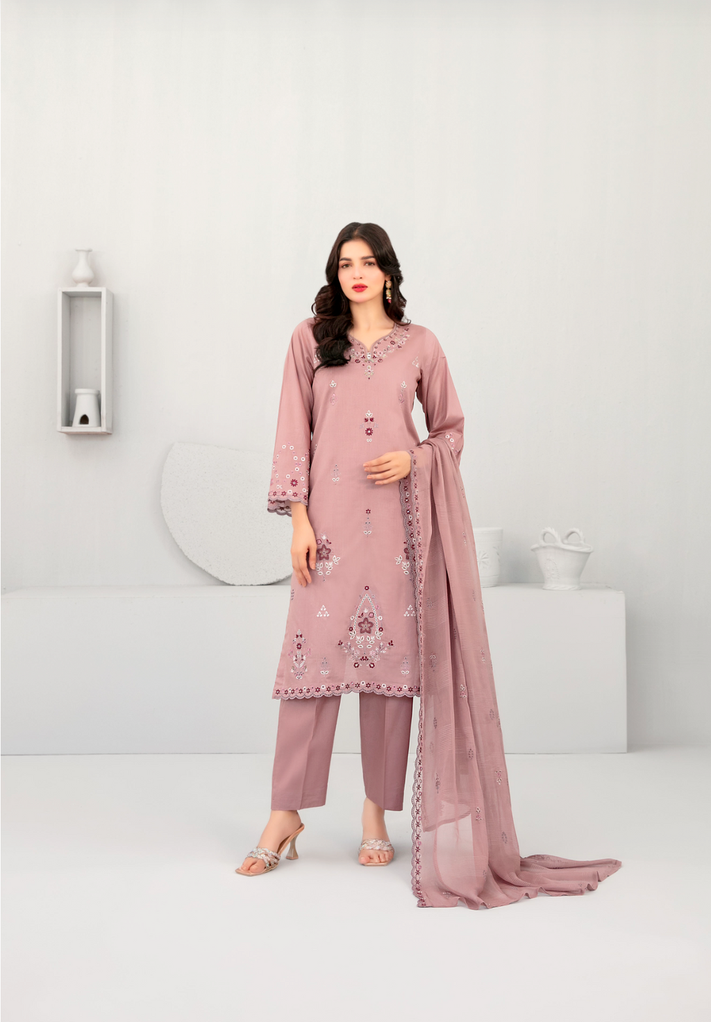 Hayya Vol-1 D-3144 (Dusty Pink)