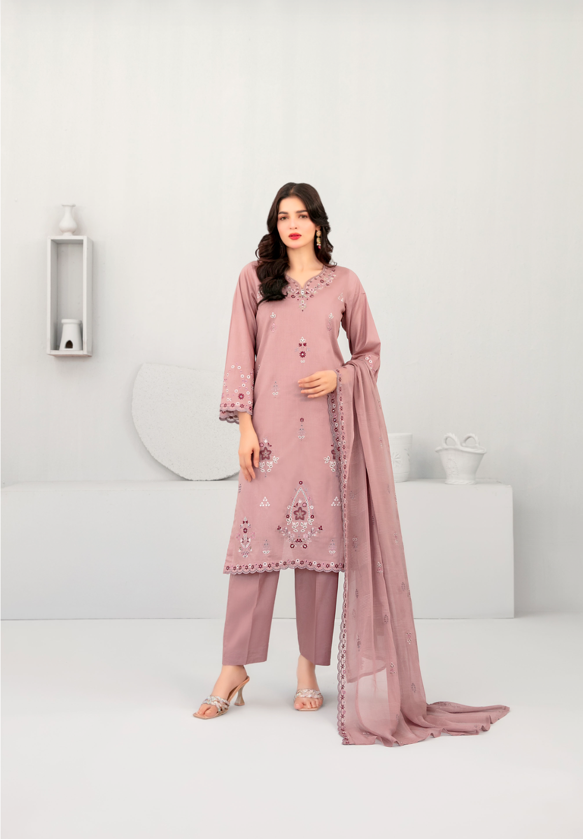 Hayya Vol-1 D-3144 (Dusty Pink)