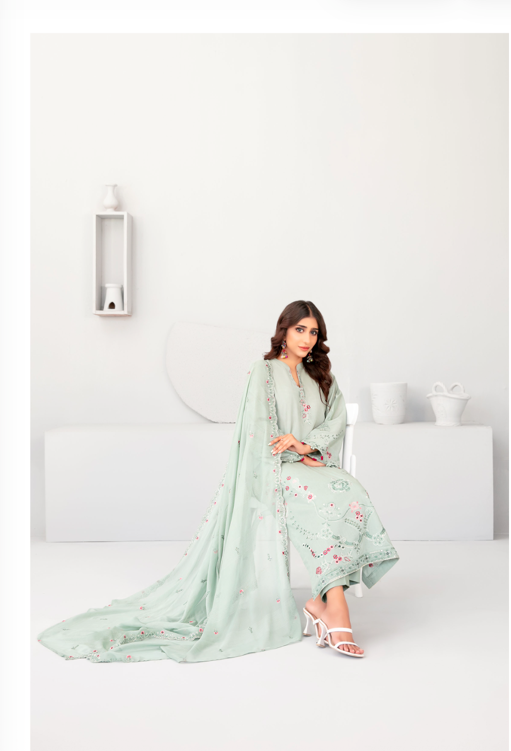 Hayya Vol-1 D-3142 (Mint Green)