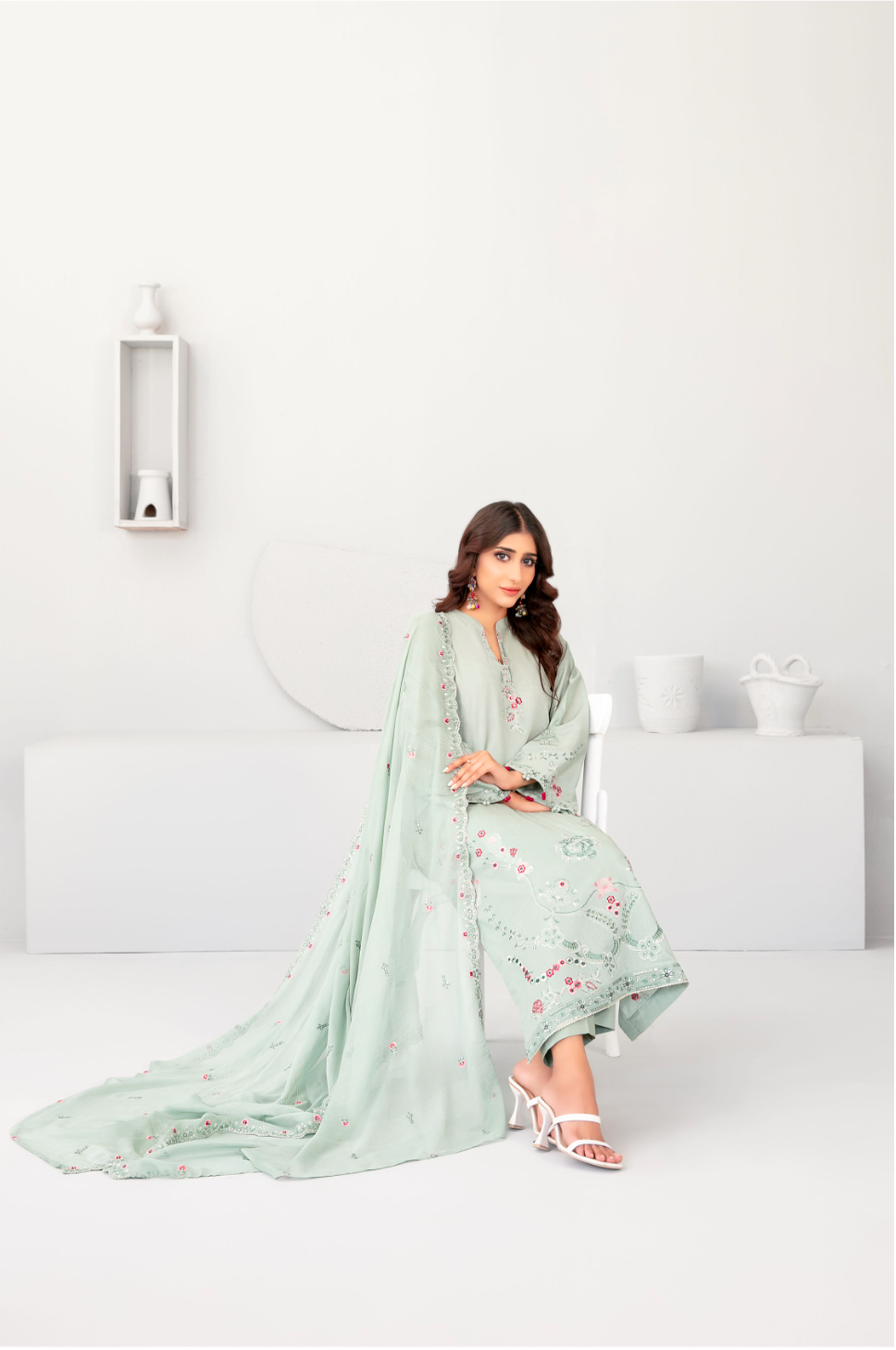 Hayya Vol-1 D-3142 (Mint Green)