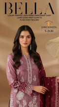 Sobia Waseem BELLA 0.5 VOL-2688 Design 01 Unstitched Lawn Suit - Sobia Waseem unstitched lawn suit image 1