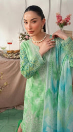 Sobia Waseem RANG BARI VOL-2672 Design 01 Unstitched Lawn Suit - Sobia Waseem unstitched lawn suit image 4