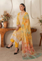Sobia Waseem RANG BARI VOL-2672 Design 02 Unstitched Lawn Suit - Sobia Waseem unstitched lawn suit image 2