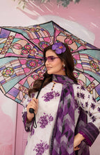 Gull-E-Rukh Florance VOL-646 Design 02 Unstitched Lawn Suit - Gull-E-Rukh unstitched lawn suit image 3