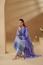 Sobia Waseem BELLA 0.5 VOL-2688 Design 02 Unstitched Lawn Suit - Sobia Waseem unstitched lawn suit image 5