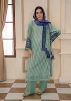 Bin Iqbal V-611 Design 02 Unstitched Lawn Suit - Bin Iqbal unstitched lawn suit image 14