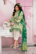 Gull-E-Rukh Florance VOL-646 Design 03 Unstitched Lawn Suit - Gull-E-Rukh unstitched lawn suit image 1