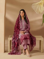 Sobia Waseem BELLA 0.5 VOL-2688 Design 03 Unstitched Lawn Suit - Sobia Waseem unstitched lawn suit image 3