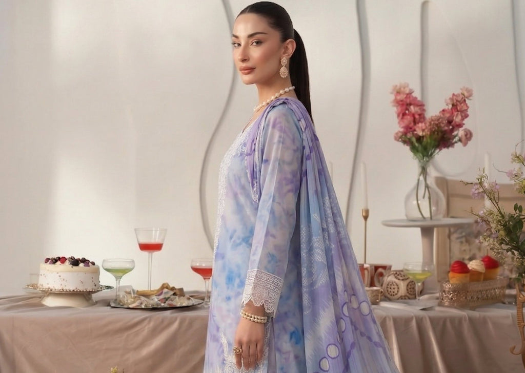 Sobia Waseem RANG BARI VOL-2672 Design 03 Unstitched Lawn Suit - Sobia Waseem unstitched lawn suit image 2