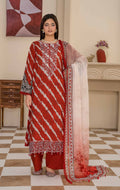 Bin Iqbal V-611 Design 03 Unstitched Lawn Suit - Bin Iqbal unstitched lawn suit image 1