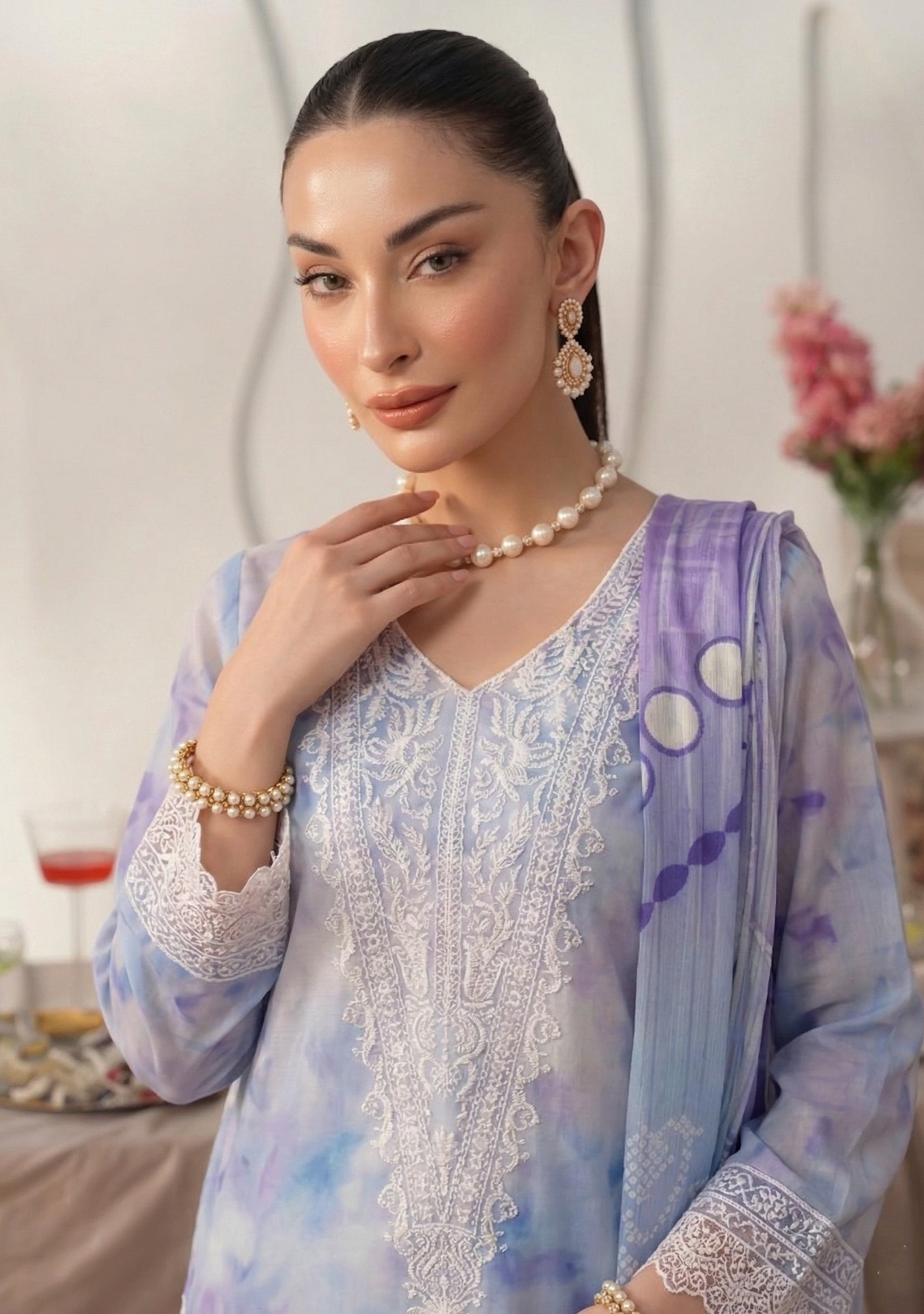 Sobia Waseem RANG BARI VOL-2672 Design 03 Unstitched Lawn Suit - Sobia Waseem unstitched lawn suit image 3