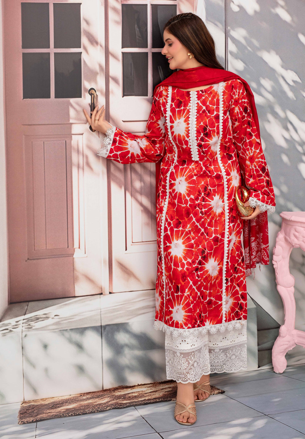 Gull-E-Rukh Milky Book 650 Design 03 Unstitched Lawn Suit - Gull-E-Rukh unstitched lawn suit image 4