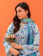 Gull-E-Rukh Trace VOL-642 Design 03 Unstitched Lawn Suit - Gull-E-Rukh unstitched lawn suit image 6