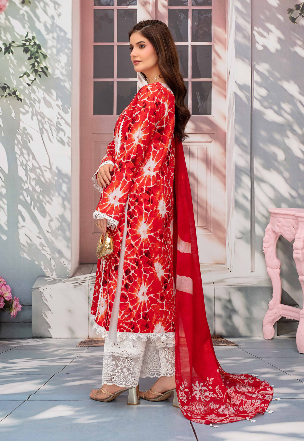 Gull-E-Rukh Milky Book 650 Design 03 Unstitched Lawn Suit - Gull-E-Rukh unstitched lawn suit image 5