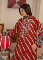 Bin Iqbal V-611 Design 03 Unstitched Lawn Suit - Bin Iqbal unstitched lawn suit image 7