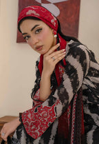 Bin Iqbal V-611 Design 04 Unstitched Lawn Suit - Bin Iqbal unstitched lawn suit image 3