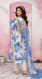 Gull-E-Rukh Florance VOL-646 Design 04 Unstitched Lawn Suit - Gull-E-Rukh unstitched lawn suit image 4