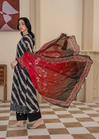 Bin Iqbal V-611 Design 04 Unstitched Lawn Suit - Bin Iqbal unstitched lawn suit image 7