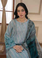 Bin Iqbal V-611 Design 05 Unstitched Lawn Suit - Bin Iqbal unstitched lawn suit image 3