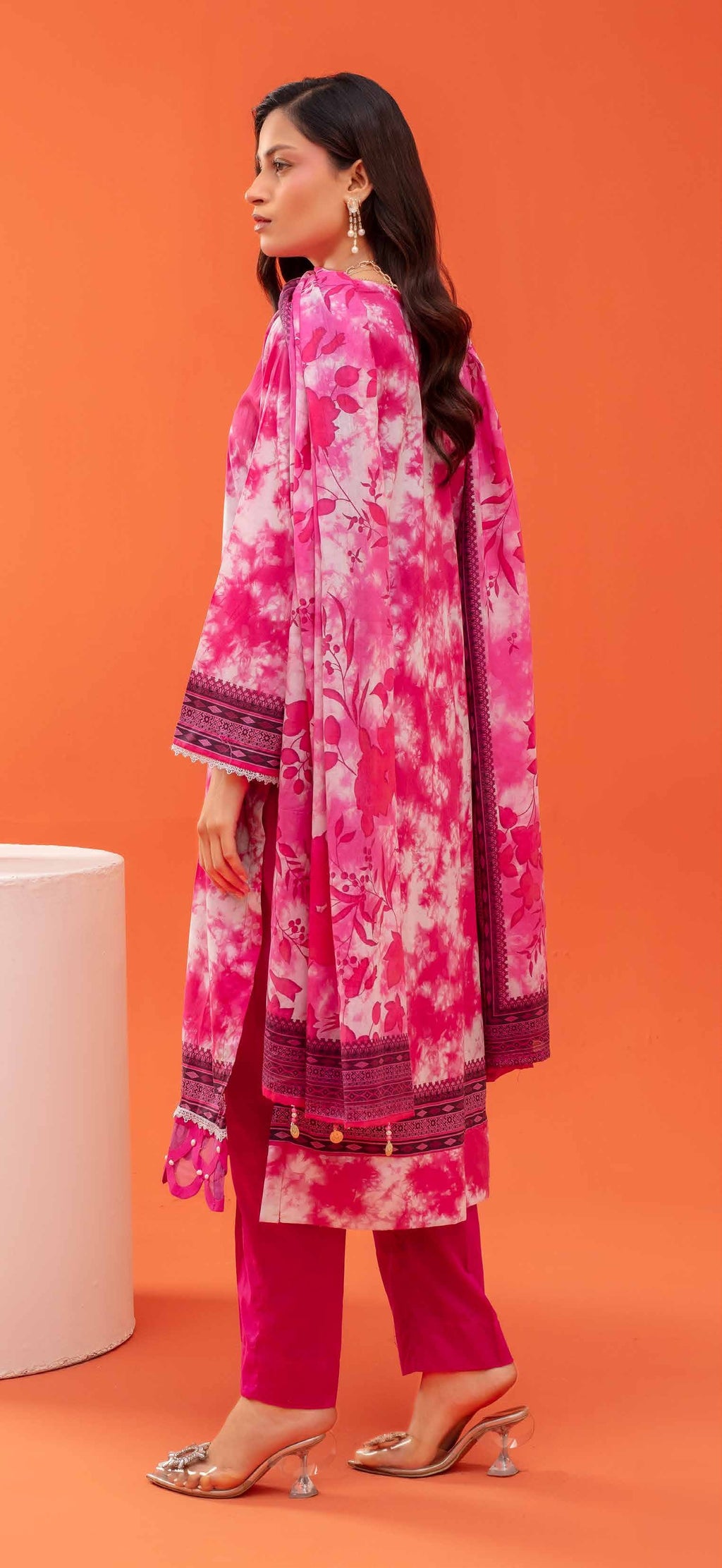 Gull-E-Rukh Trace VOL-642 Design 06 Unstitched Lawn Suit - Gull-E-Rukh unstitched lawn suit image 2