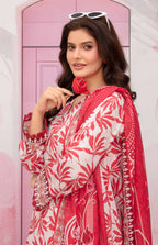 Gull-E-Rukh Florance VOL-646 Design 06 Unstitched Lawn Suit - Gull-E-Rukh unstitched lawn suit image 3
