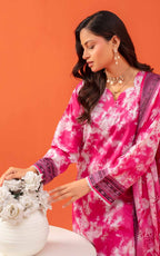 Gull-E-Rukh Trace VOL-642 Design 06 Unstitched Lawn Suit - Gull-E-Rukh unstitched lawn suit image 3