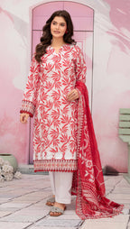 Gull-E-Rukh Florance VOL-646 Design 06 Unstitched Lawn Suit - Gull-E-Rukh unstitched lawn suit image 4