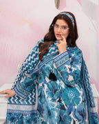 Gull-E-Rukh Florance VOL-646 Design 06 Unstitched Lawn Suit - Gull-E-Rukh unstitched lawn suit image 8