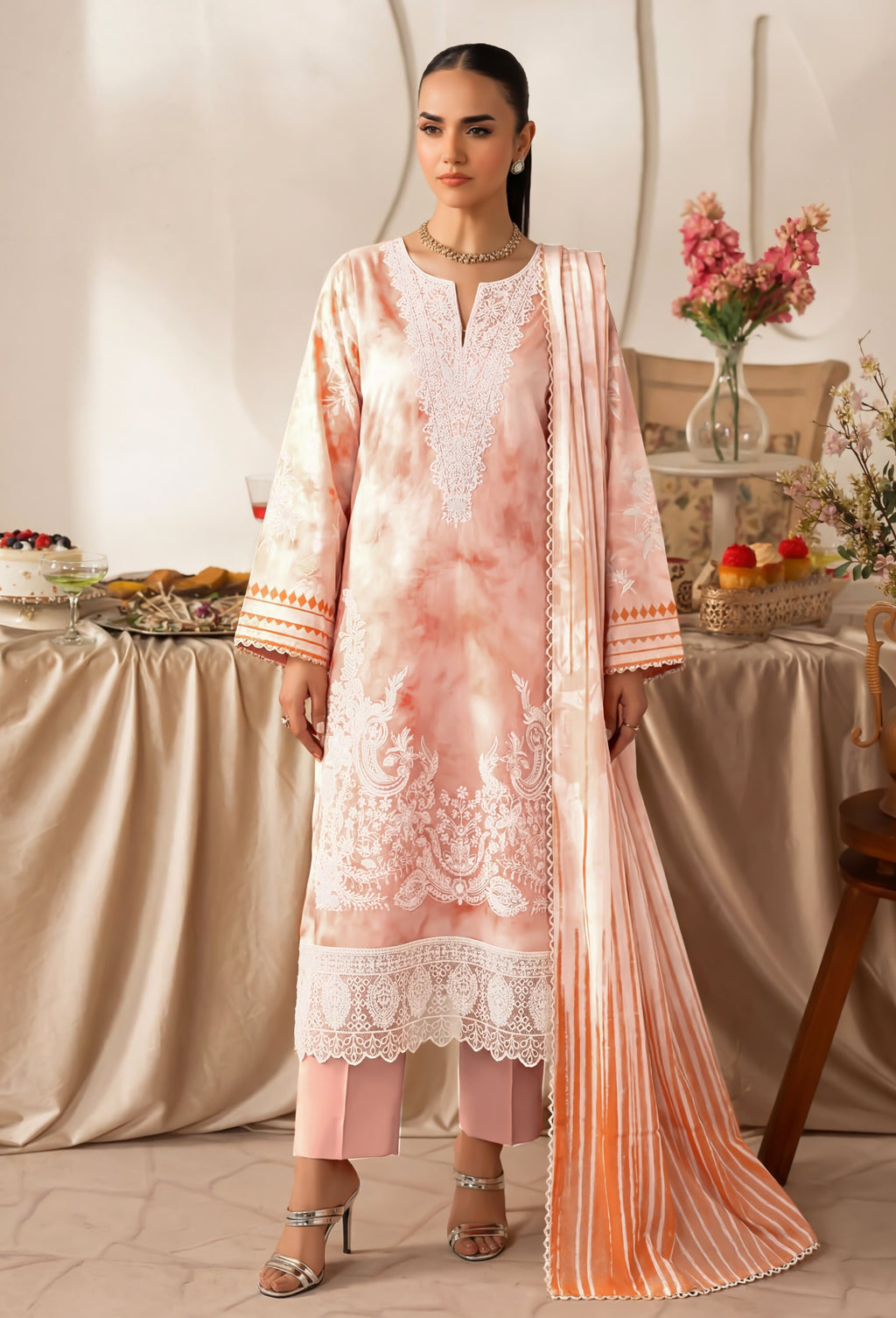 Sobia Waseem RANG BARI VOL-2672 Design 07 Unstitched Lawn Suit - Sobia Waseem unstitched lawn suit image 1