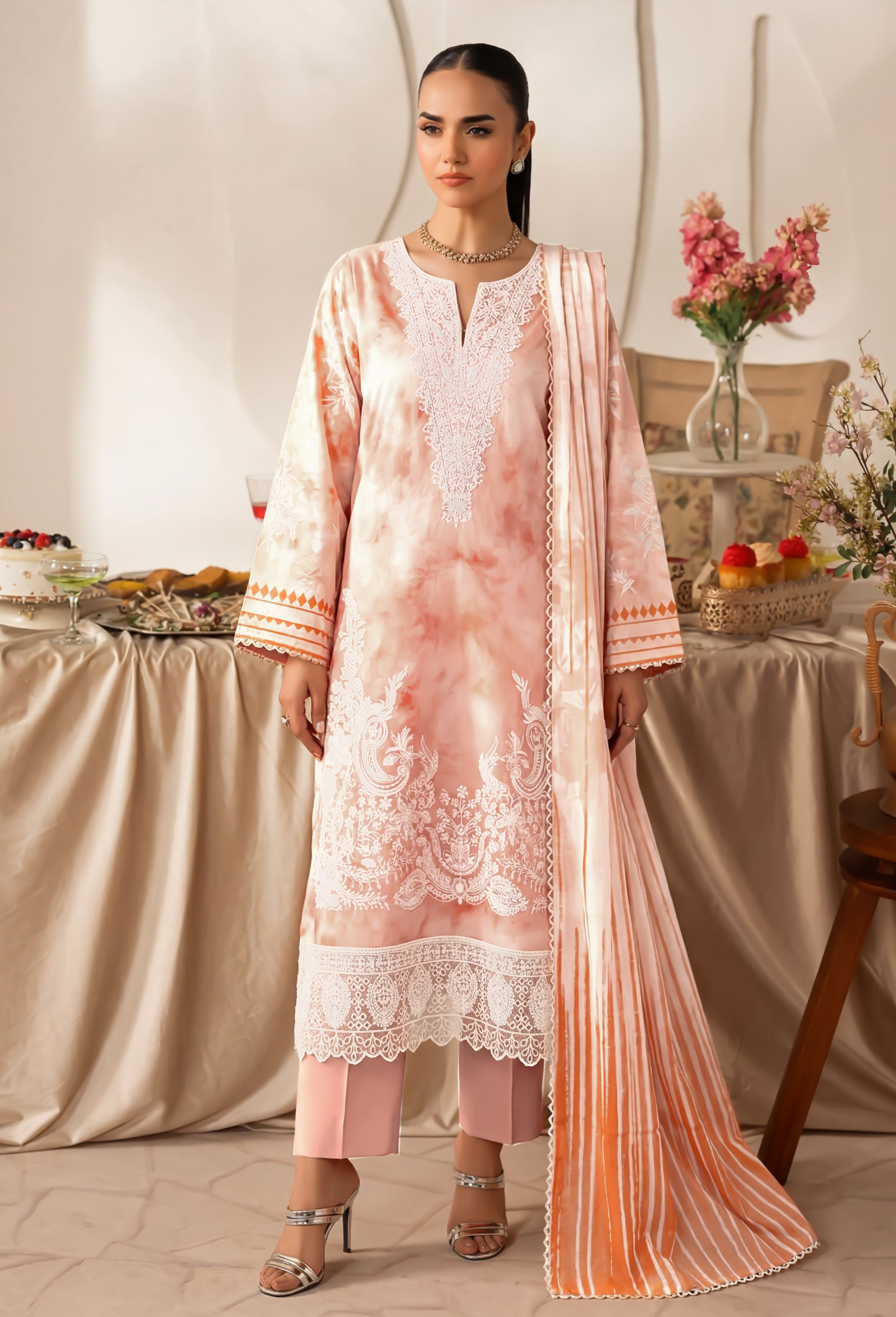 Sobia Waseem RANG BARI VOL-2672 Design 07 Unstitched Lawn Suit - Sobia Waseem unstitched lawn suit image 1
