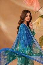 Sobia Waseem BELLA 0.5 VOL-2688 Design 07 Unstitched Lawn Suit - Sobia Waseem unstitched lawn suit image 3