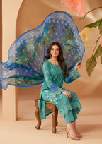 Sobia Waseem BELLA 0.5 VOL-2688 Design 07 Unstitched Lawn Suit - Sobia Waseem unstitched lawn suit image 5