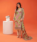 Gull-E-Rukh Trace VOL-642 Design 08 Unstitched Lawn Suit - Gull-E-Rukh unstitched lawn suit image 1