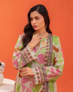 Gull-E-Rukh Trace VOL-642 Design 08 Unstitched Lawn Suit - Gull-E-Rukh unstitched lawn suit image 4